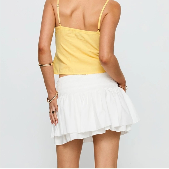 Princess Polly White Mini Skirt - Picture 2 of 9